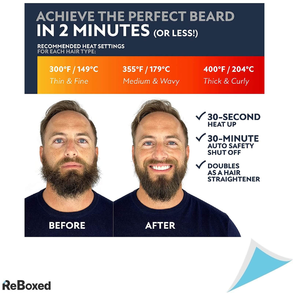 Arkam Premium Perie IONICA Incalzita Indreptat Barba Medie