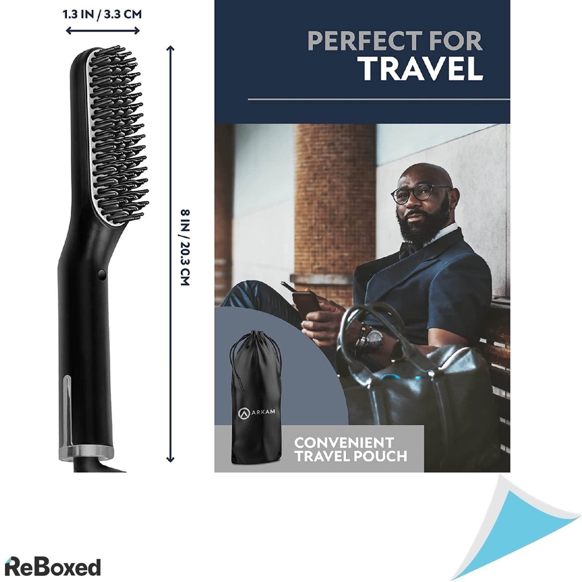 Arkam Premium Perie IONICA Incalzita Indreptat Barba Medie