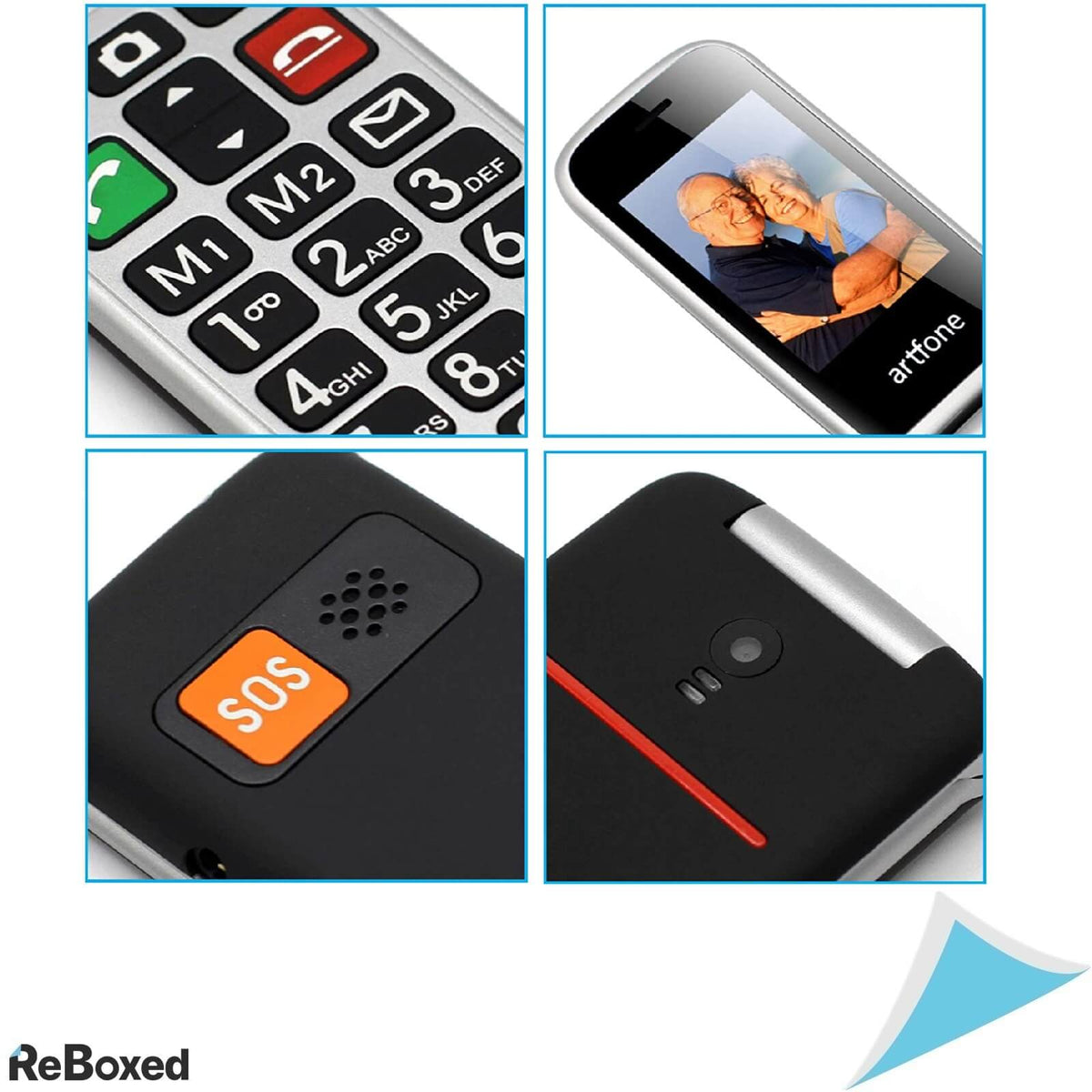 artfone CF241A Telefon Mobil GSM 2G 2.4 LCD pentru Varstnici