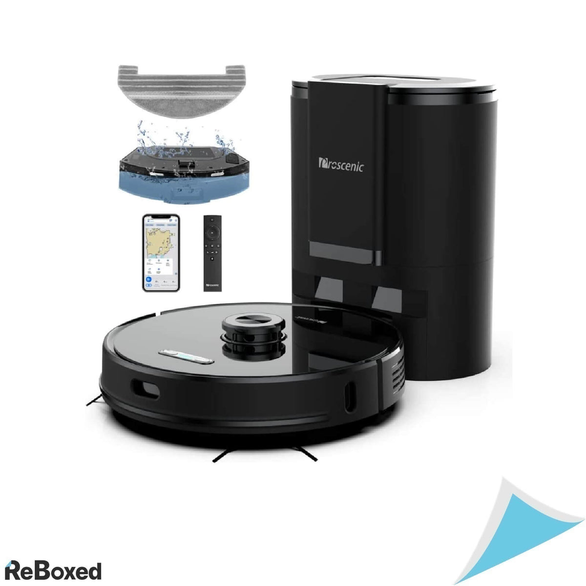 Proscenic M8 PRO Aspirator Robot 3000Pa Navigare Laser LDS Aplicatie