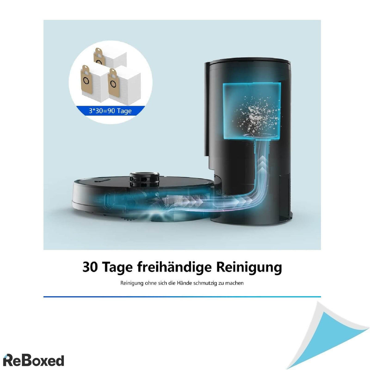 Proscenic M8 PRO Aspirator Robot 3000Pa Navigare Laser LDS Aplicatie