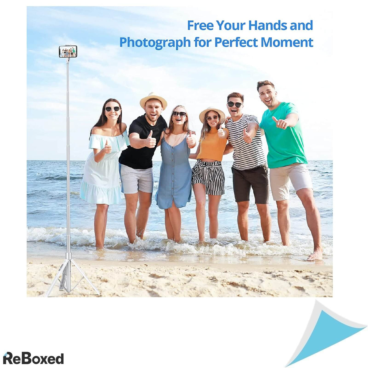 Atumtek Selfie Stick 150cm 3-in-1 Bluetooth Aluminiu Telecomanda