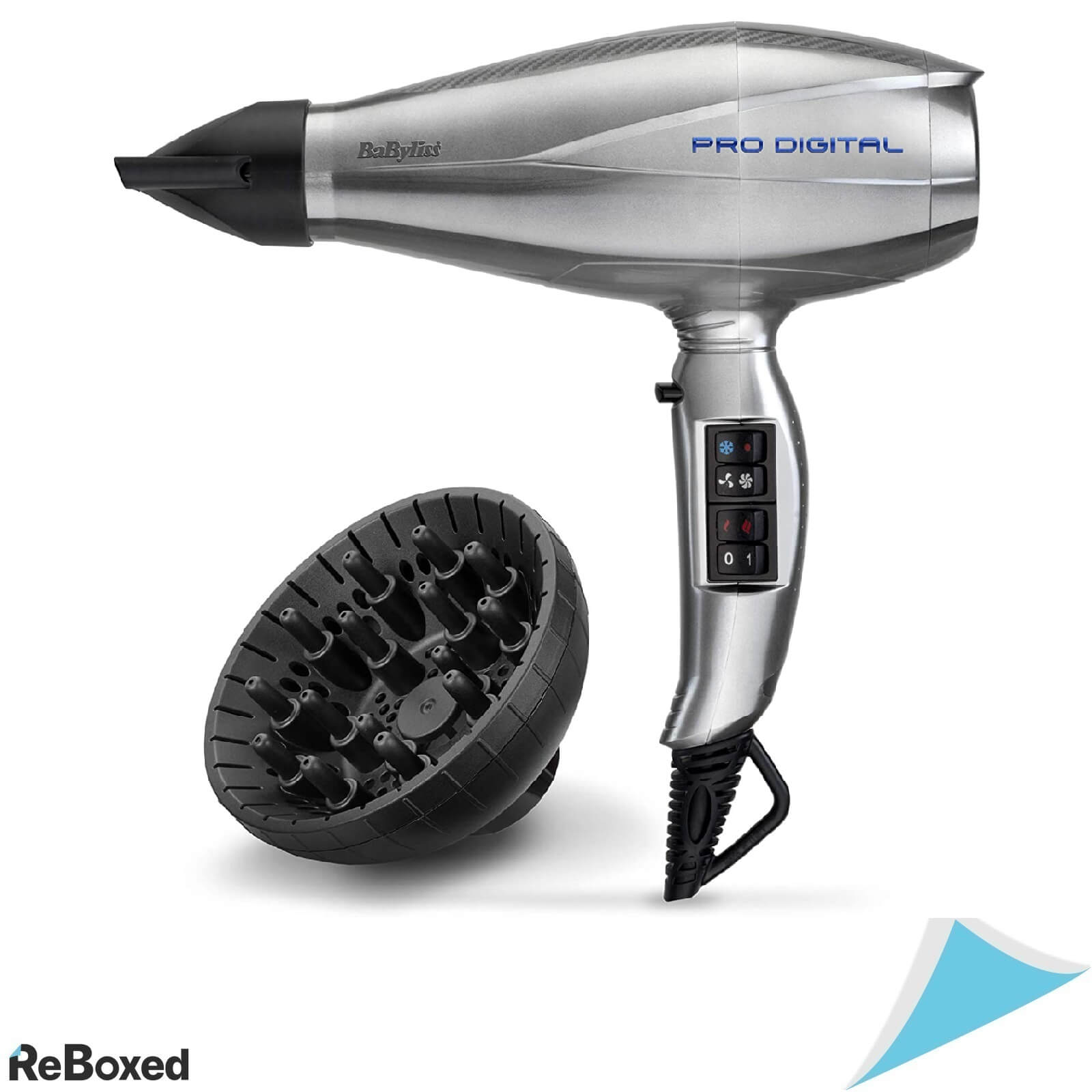 BaByliss Pro Digital 6000E Uscator de Par 2200W Functie Turbo