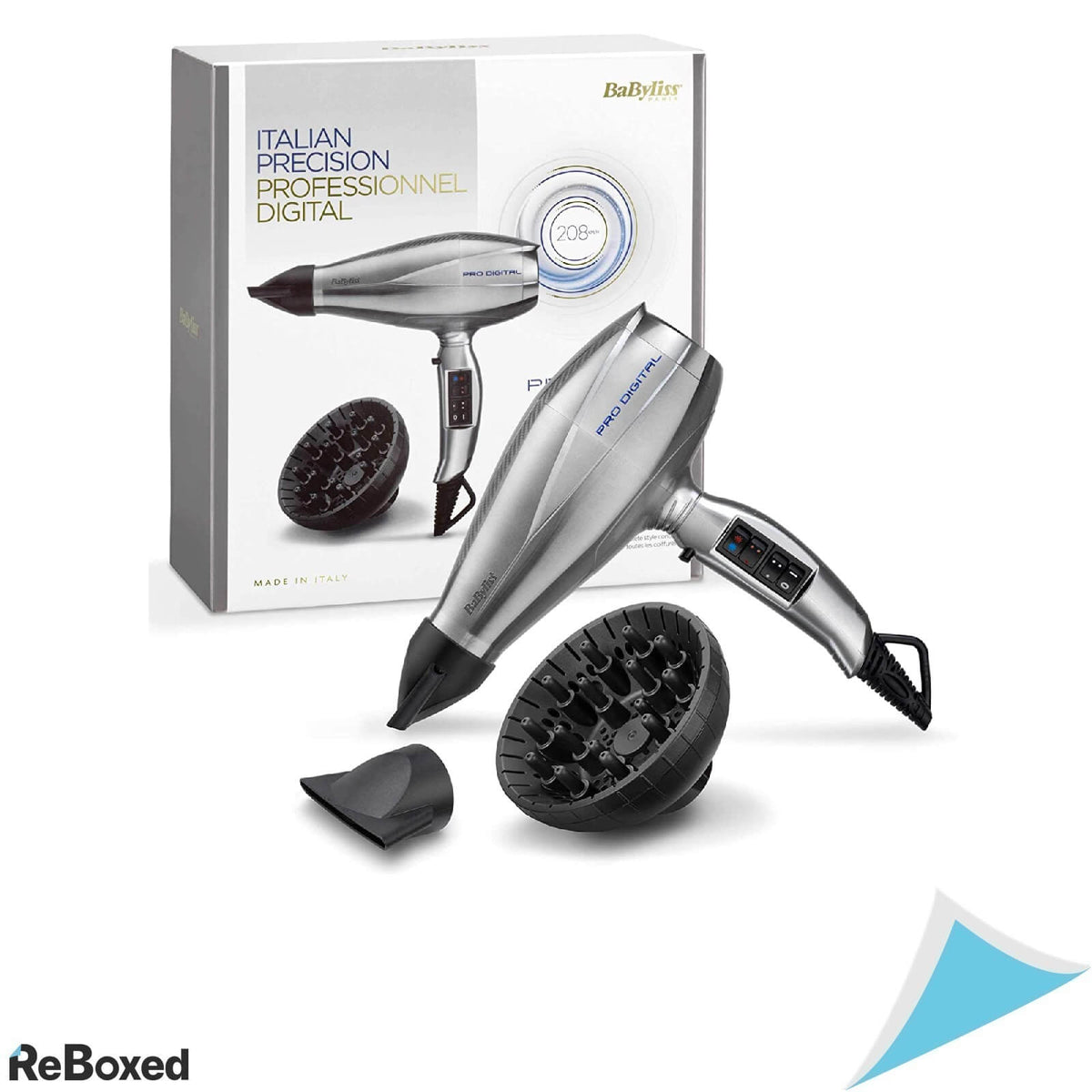 BaByliss Pro Digital 6000E Uscator de Par 2200W Functie Turbo