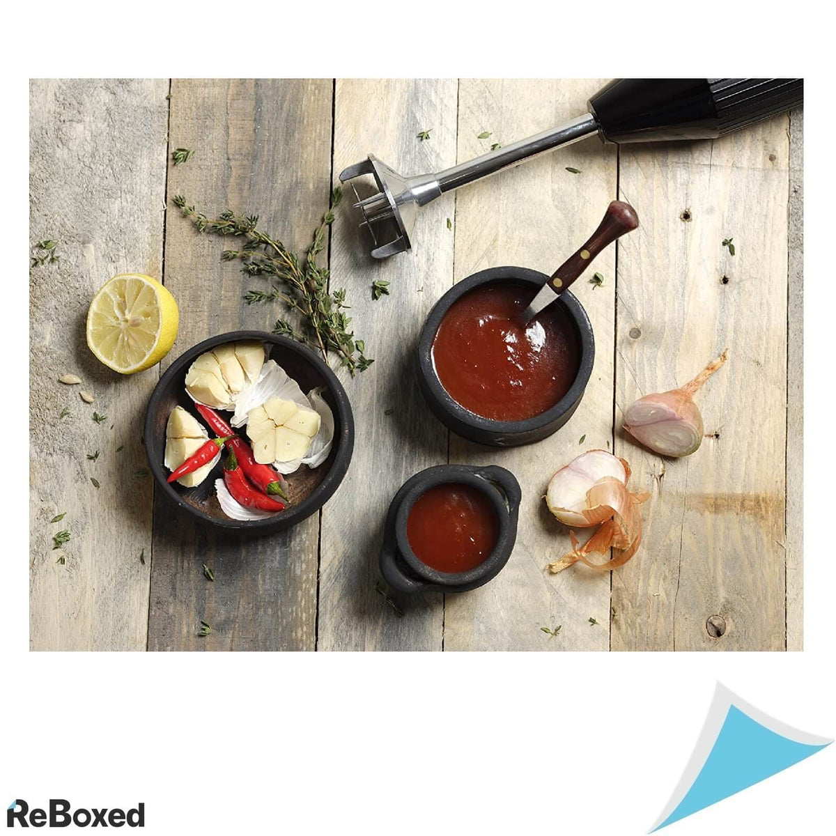 Bamix BBQ 200W Mixer Vertical Profesional Procesor cu Powderdisc