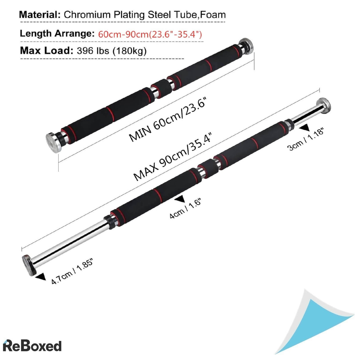 Bara de Tractiuni Reglabila 180Kg Montare la Tocul Usii