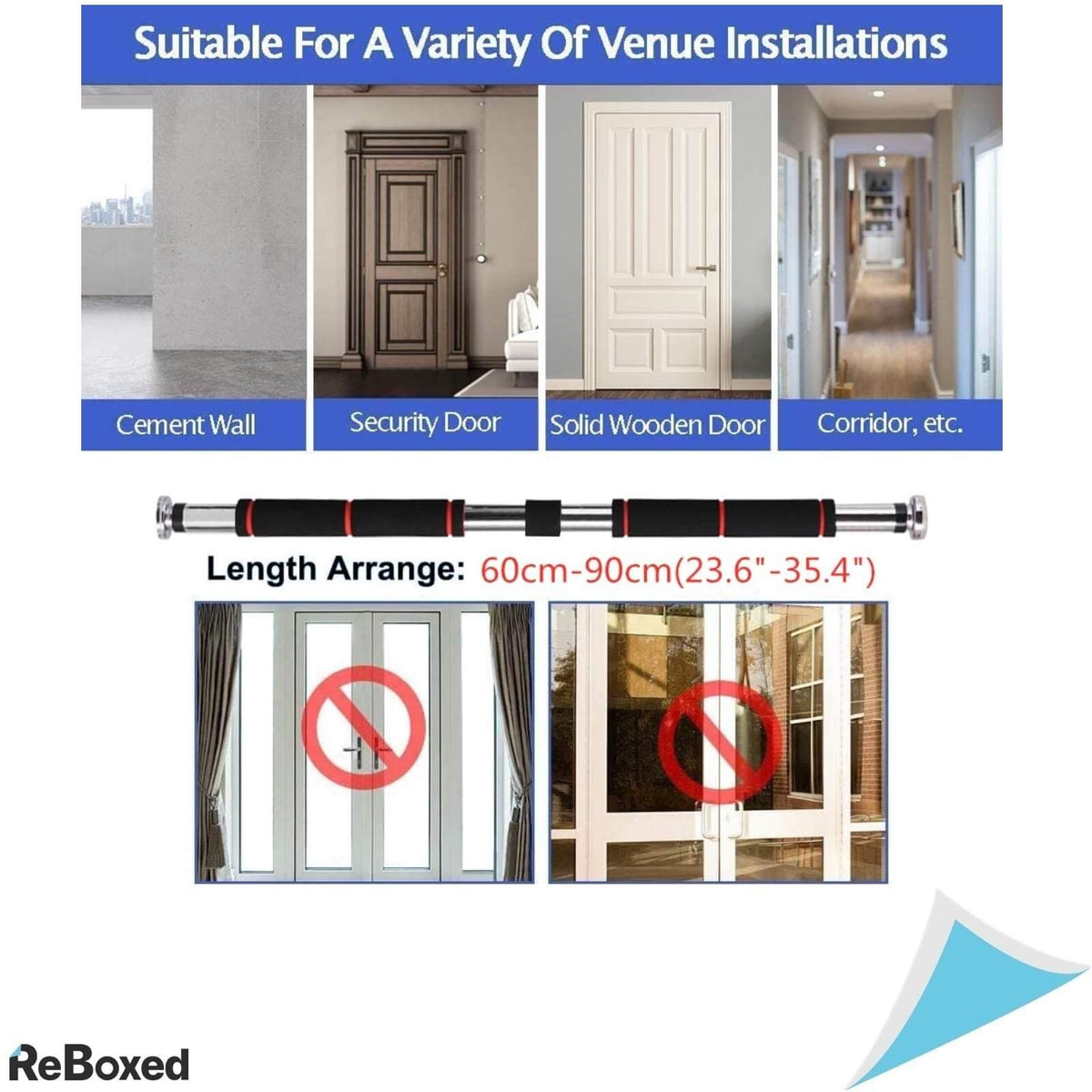 Bara de Tractiuni Reglabila 180Kg Montare la Tocul Usii