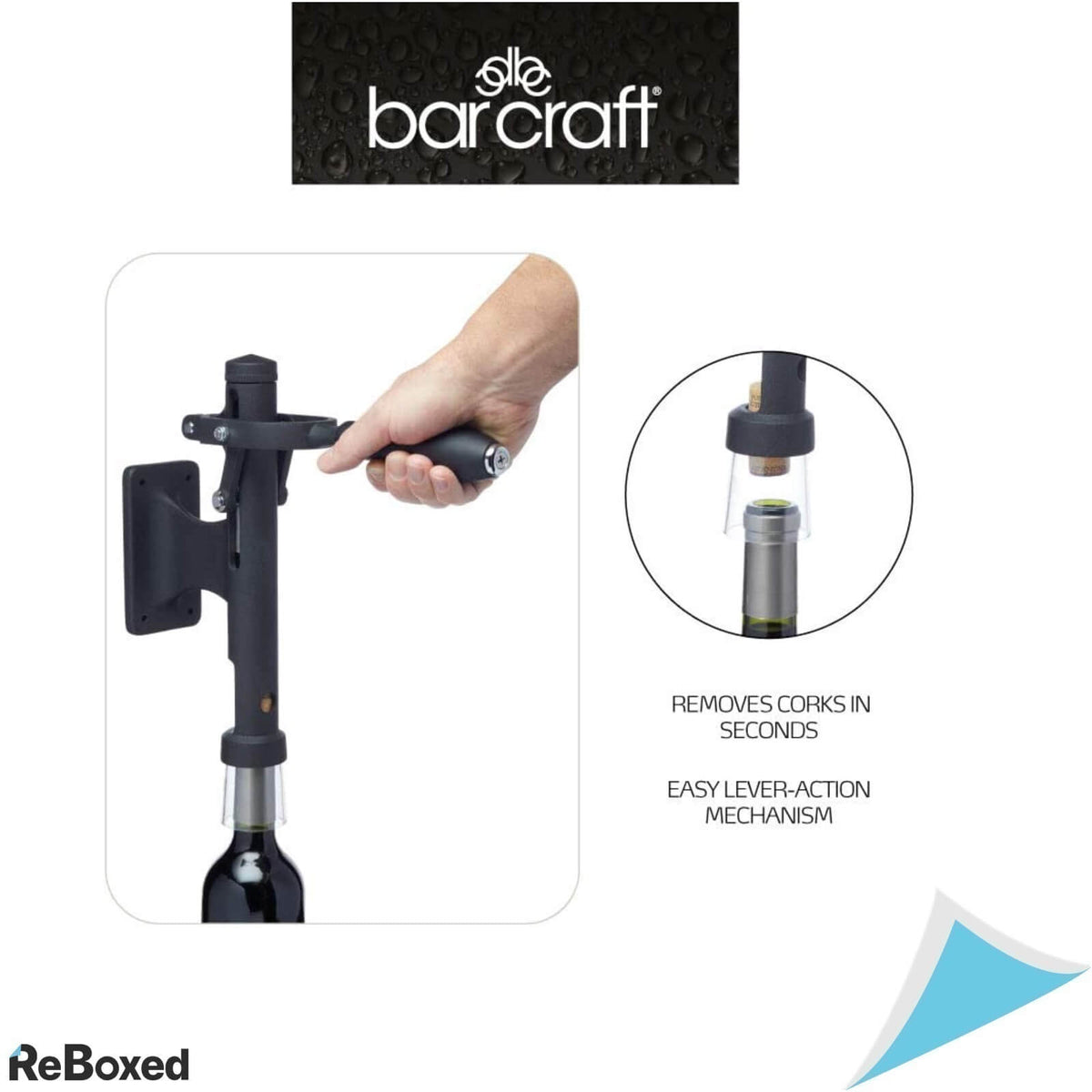 BarCraft Deschizator Tirbuson Metalic pe Perete