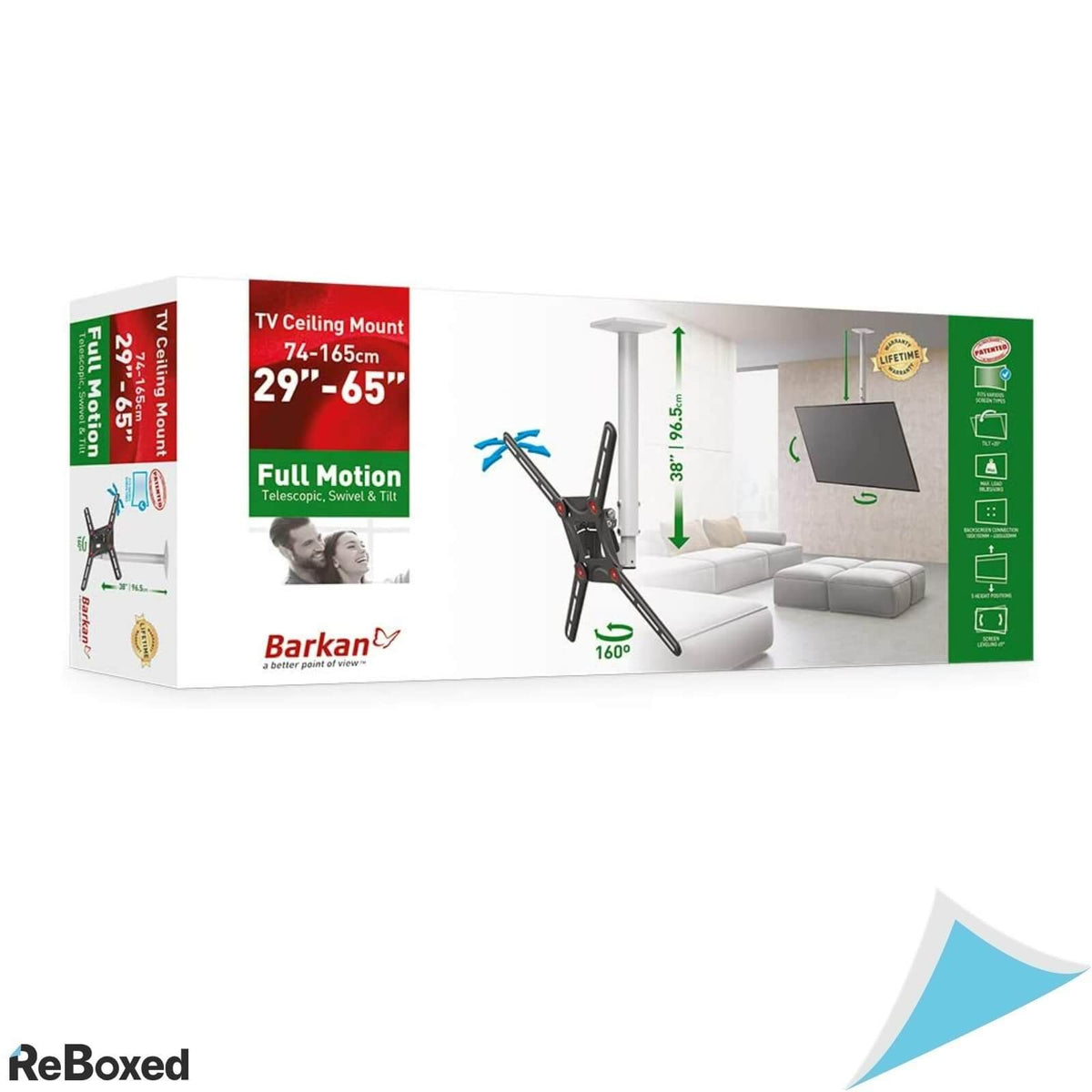 Barkan 3500 Suport TV de Tavan 40Kg 29-65 inch Telescopic