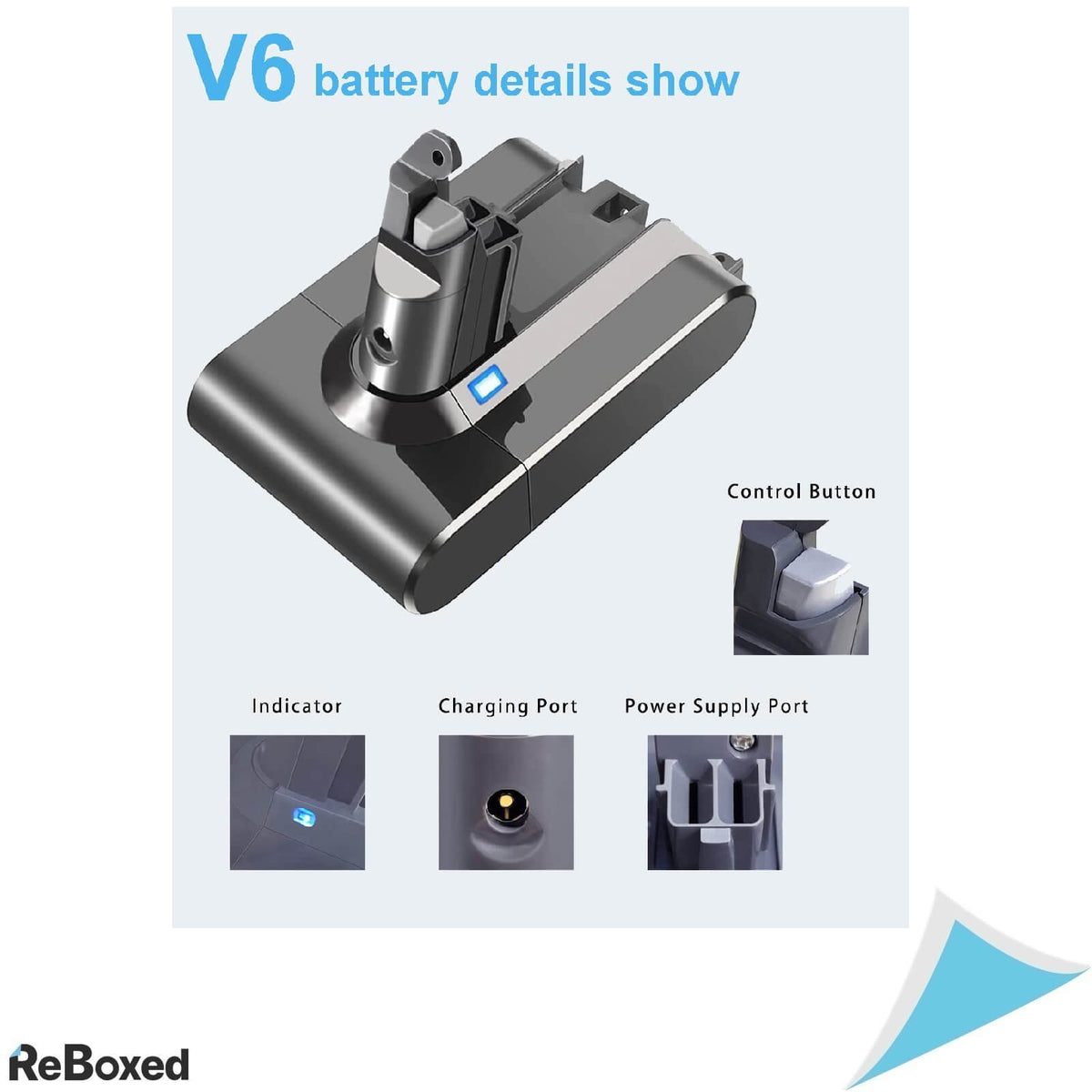 DKT Dyson OEM Acumulator 21.6V 4000mAh 86.4Wh Aspirator V6 SV09