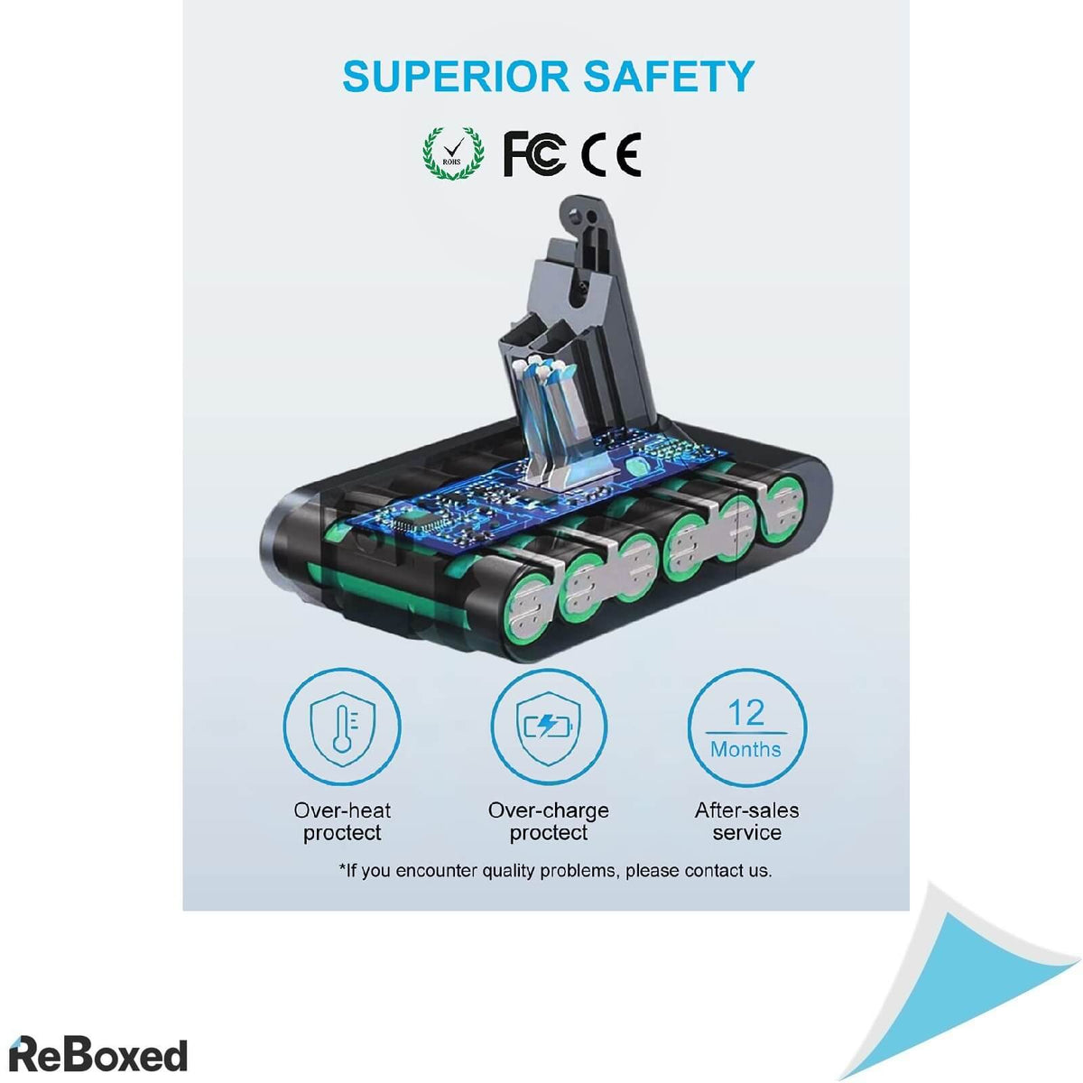 DKT Dyson OEM Acumulator 21.6V 4000mAh 86.4Wh Aspirator V6 SV09