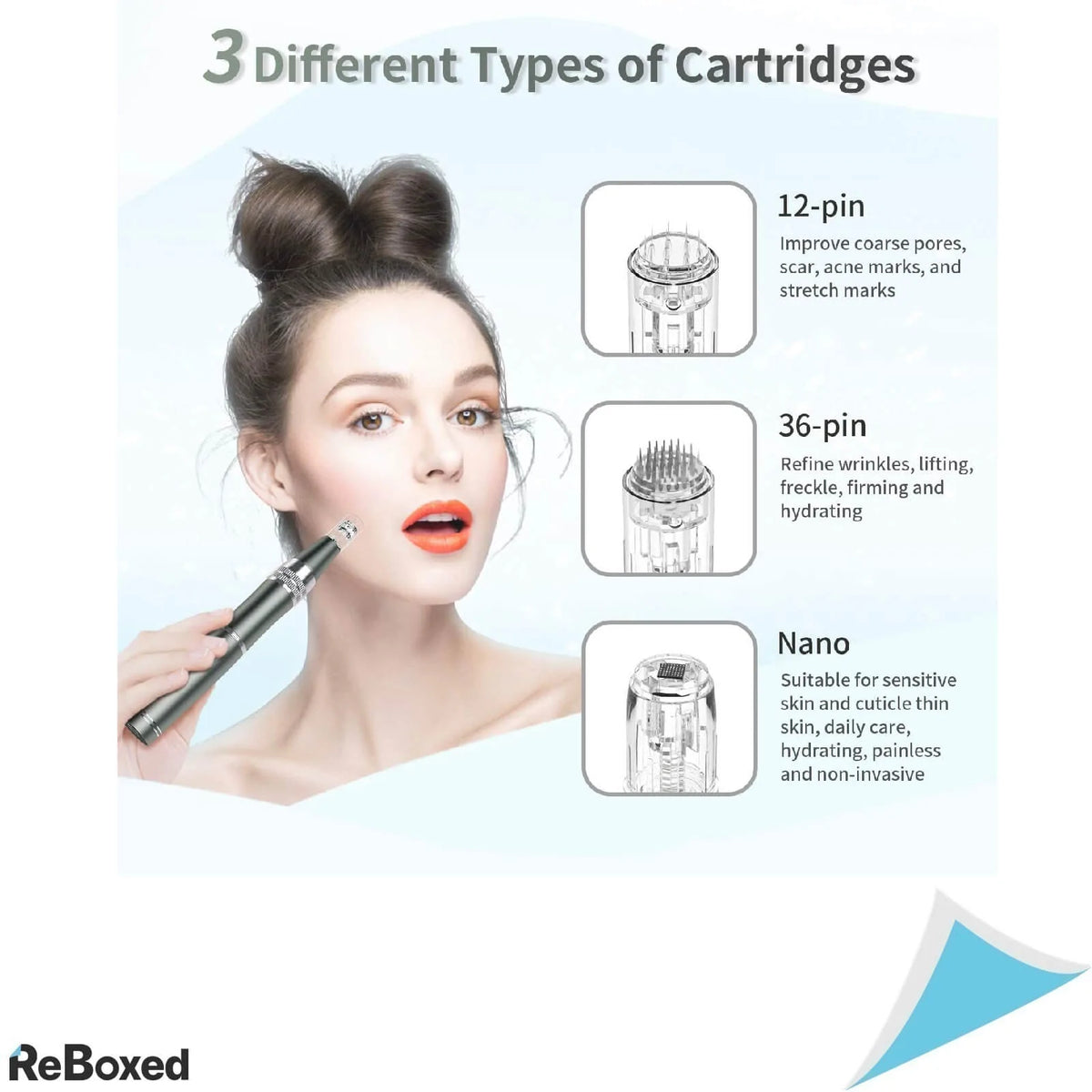 BeautLinks Pen Microneedling Micro-Ace Intinerire Piele Acnee Riduri