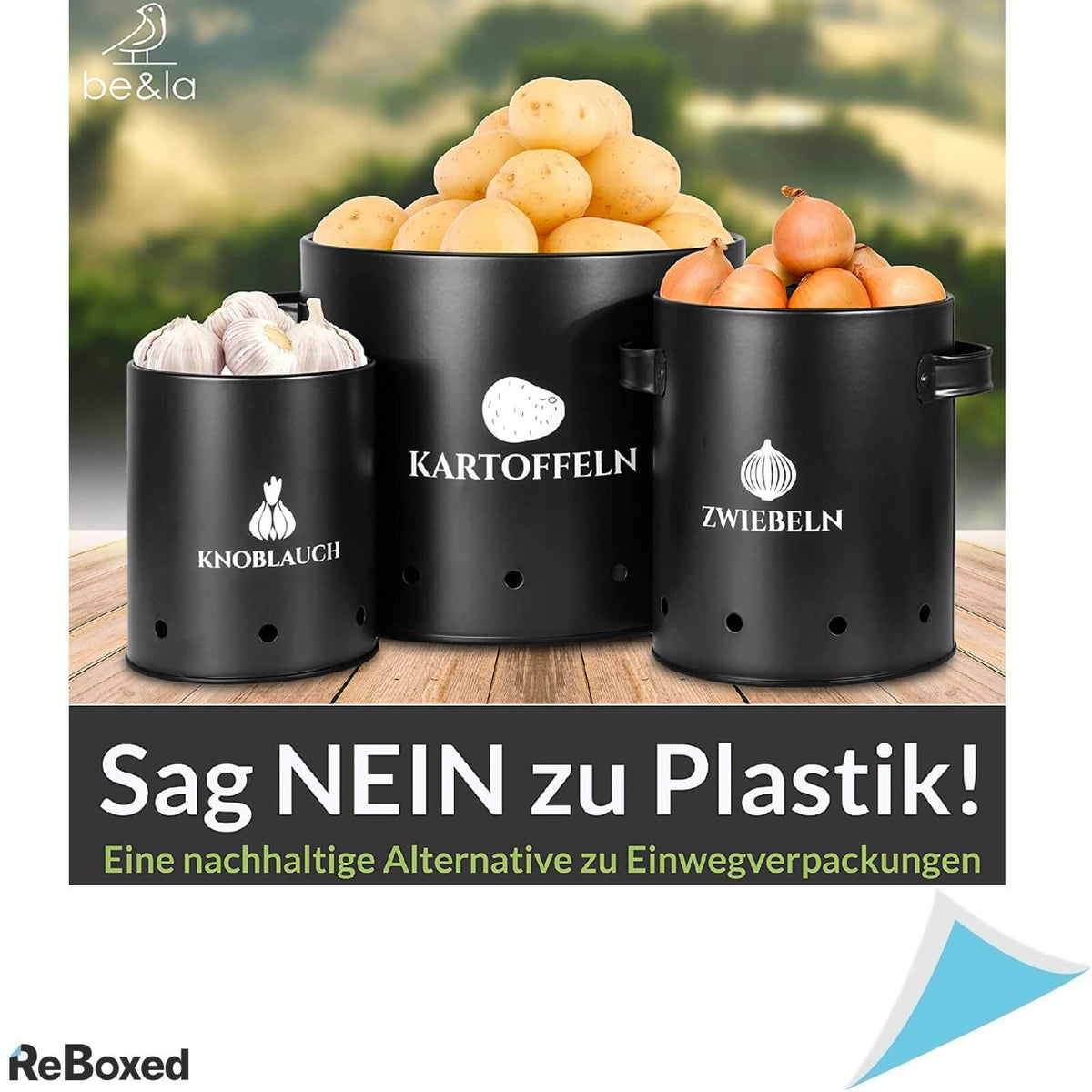 be&amp;la Oale Recipiente Depozitare Cartofi Ceapa Usturoi si Curatator