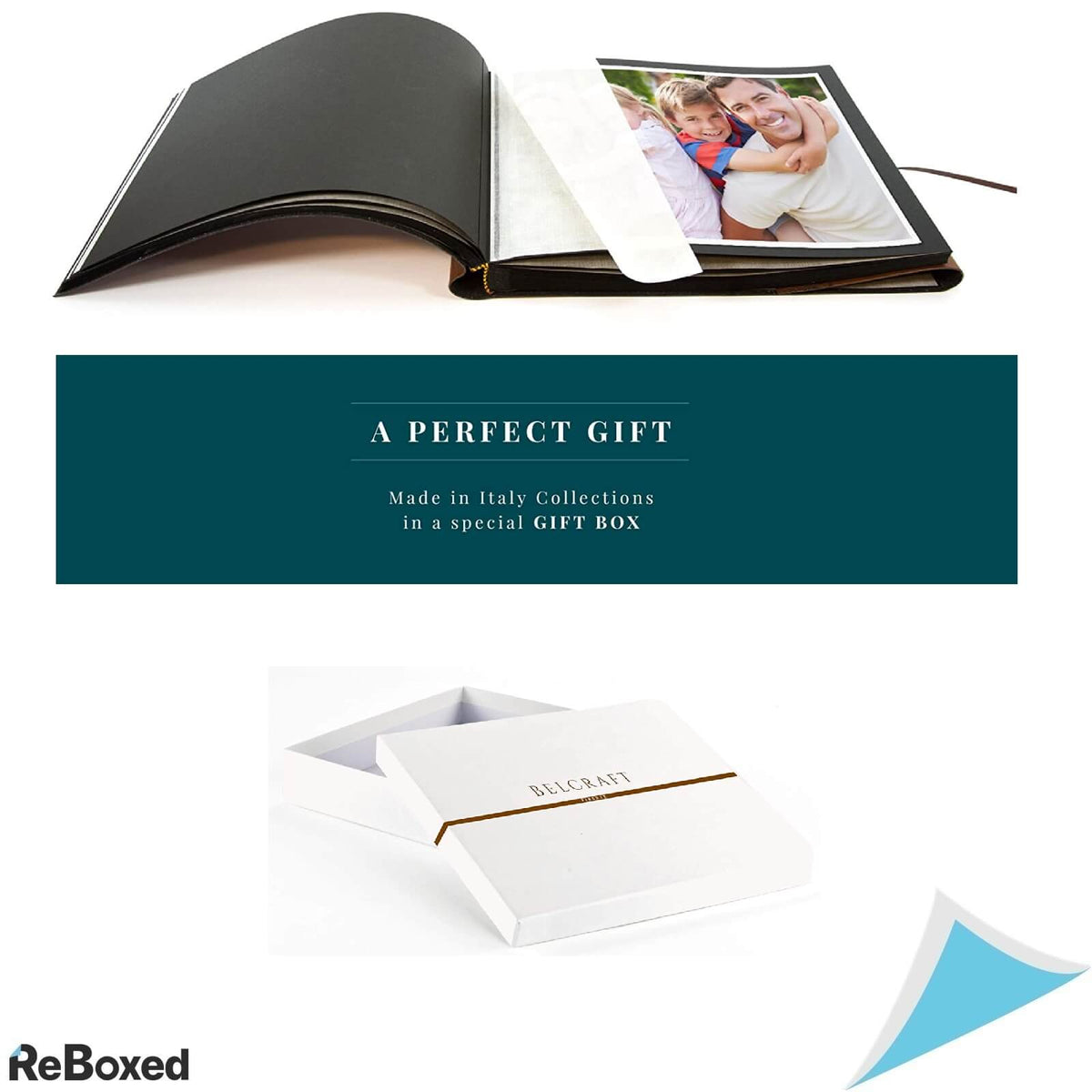 Belcraft Tivoli Album Foto Tan 25x32 realizat Manual din Piele