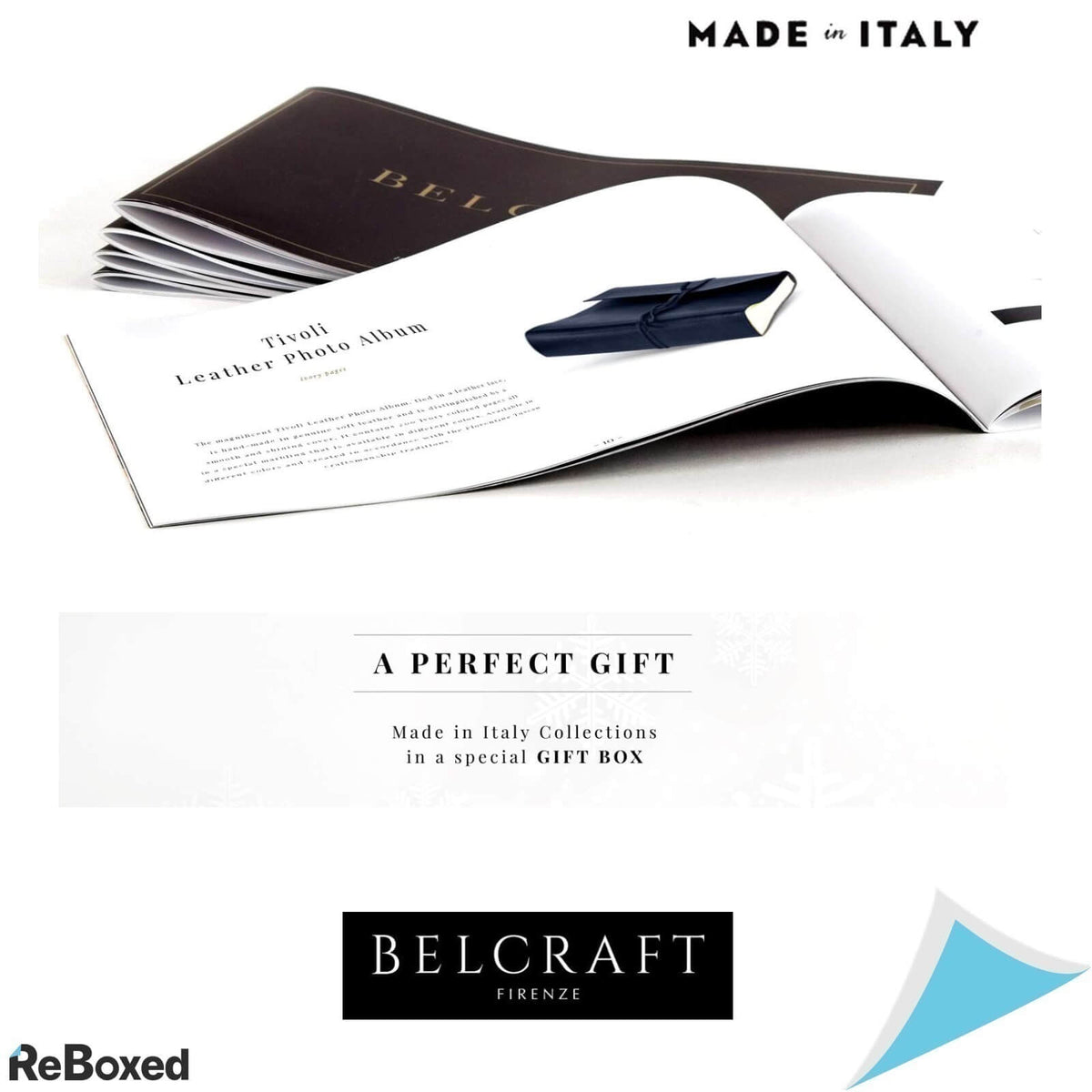 Belcraft Tivoli Album Foto 30x23 realizat Manual din Piele