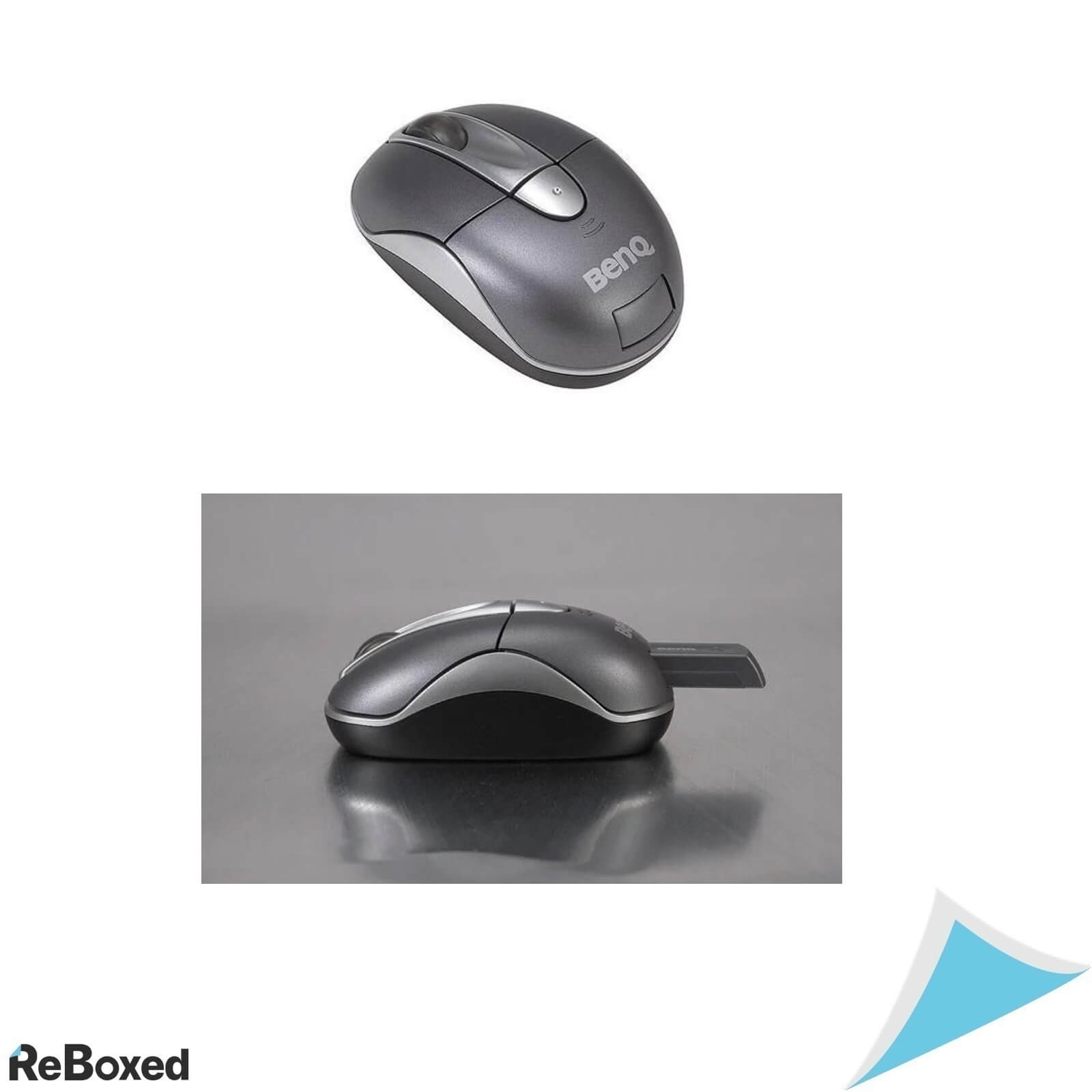 BenQ P600 Mouse Optic Wireless Mini 800dpi 27Mhz Silver