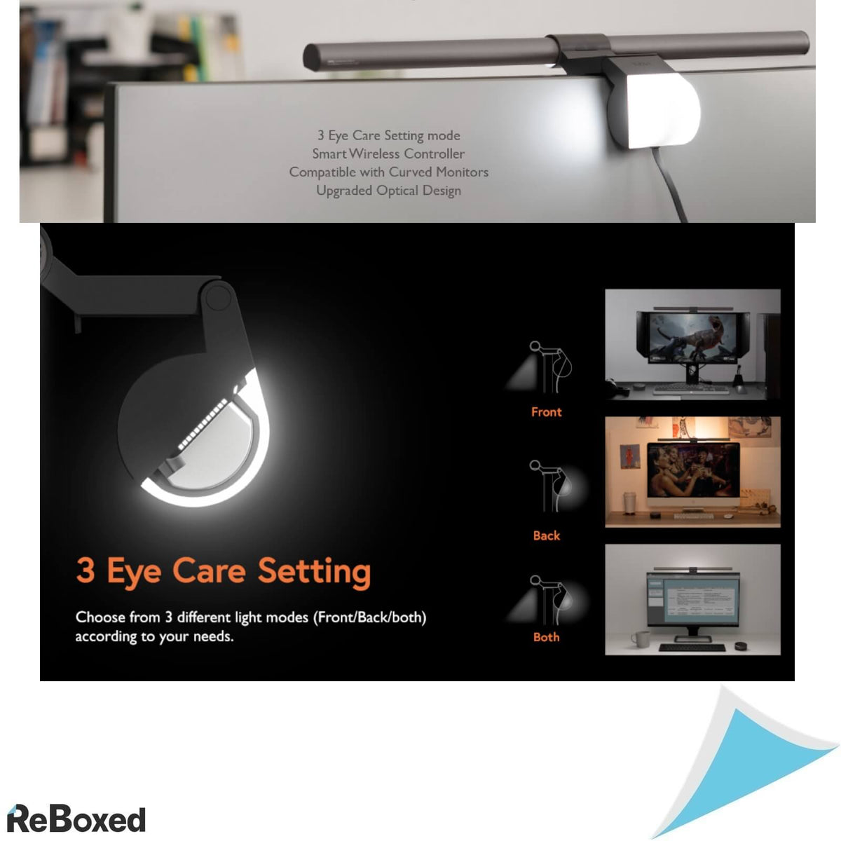 BenQ ScreenBar Halo Lampa LED Monitor Controller Wireless