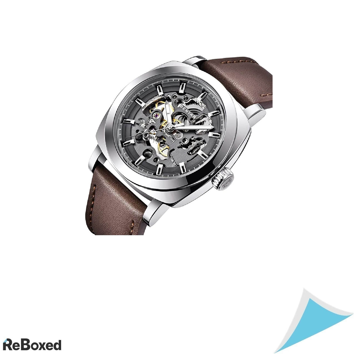 Benyar Ceas Automatic Cadran Schelet 30M Curea Piele