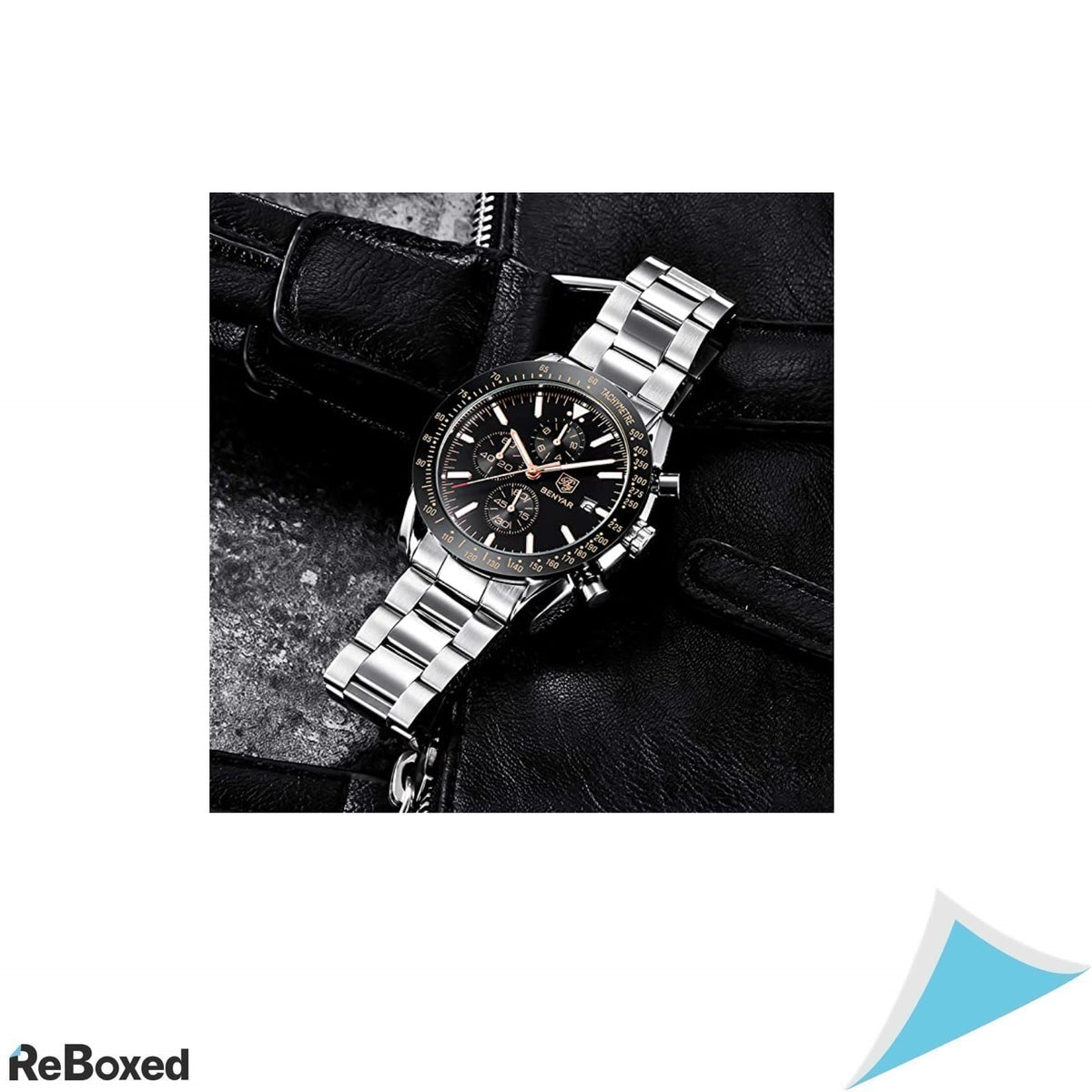 Benyar Chronograph Ceas Analog Quartz Barbati Waterproof 30M