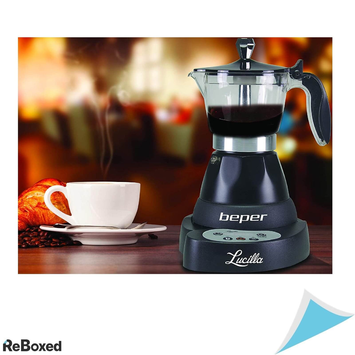 Beper Electric Moka 400W Cafetiera Electrica