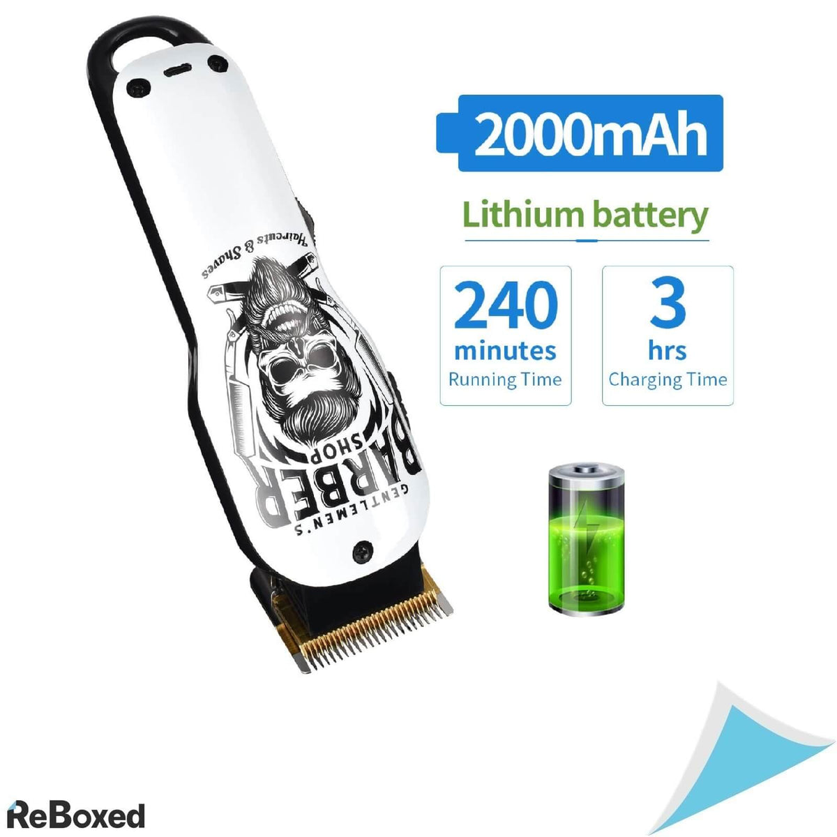 Bestbomg Trimmer Profesional Grafitti Tuns Baterie 2000mAh