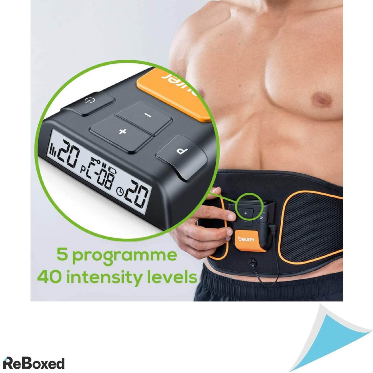 Beurer EM37 Centura Abdominala 4 Electrozi 5 Programe