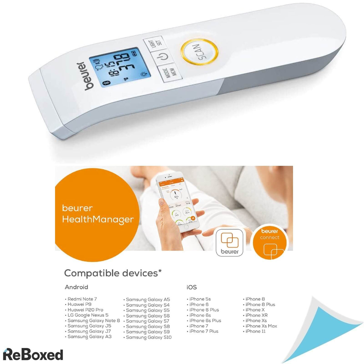 Beurer FT95 Termometru Fara Contact Bluetooth ReBoxed