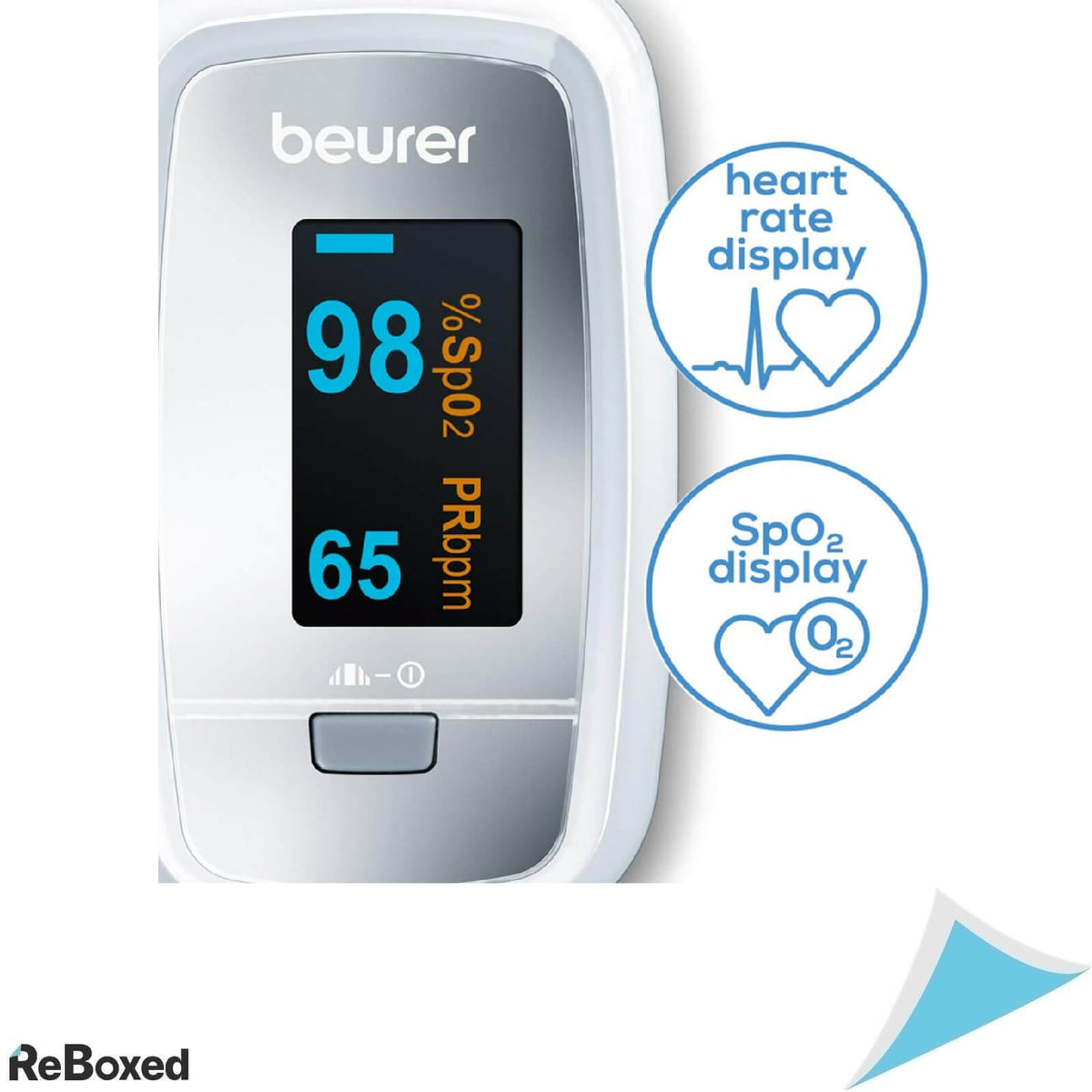 Beurer PO30 Pulsoximetru Color SpO2 Frecventa Cardiaca