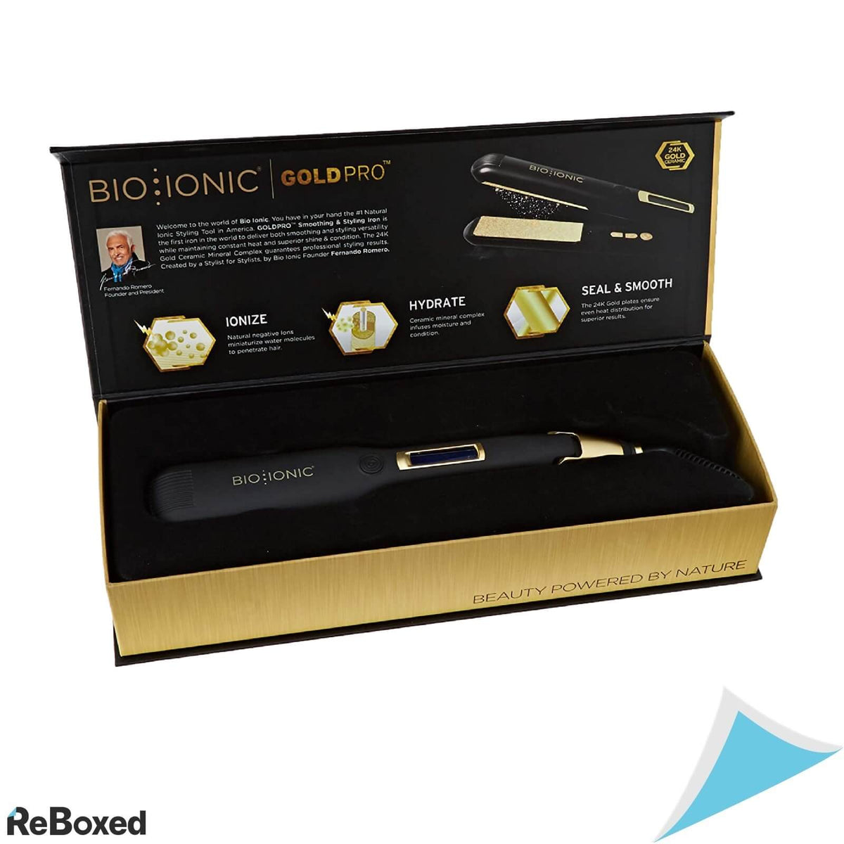 Bio Ionic Gold Pro Placa de Intins Parul Profesionala