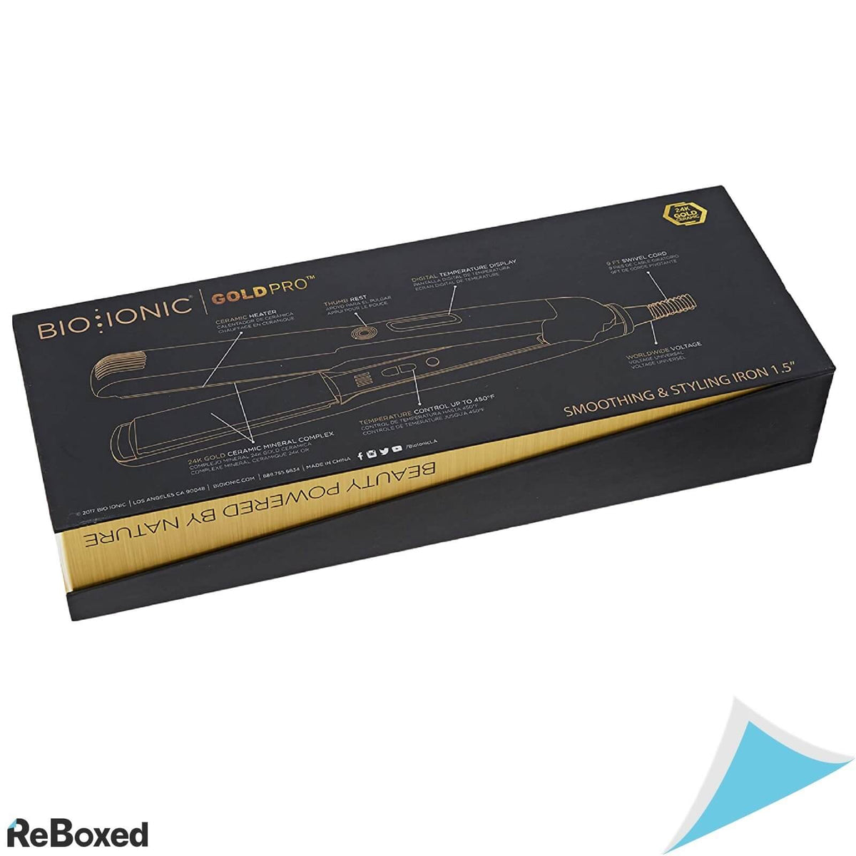 Bio Ionic Gold Pro Placa de Intins Parul Profesionala