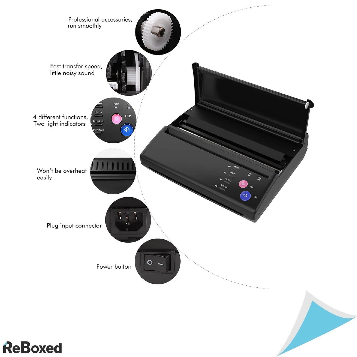 Biomaser Imprimanta Transfer Tatuaje Temporare Sabloane