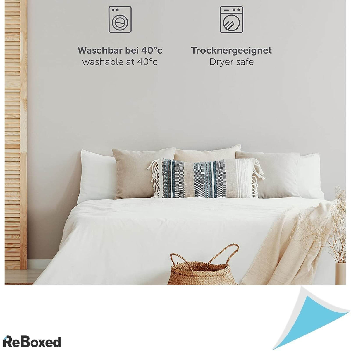 Blumtal Lenjerie de Pat O Persoana Cearceaf Plic Fata de Perna