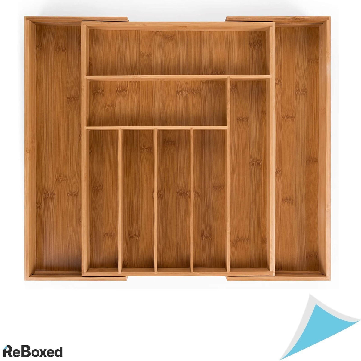 Blumtal Tava Organizator Reglabil din Bambus pentru Tacamuri