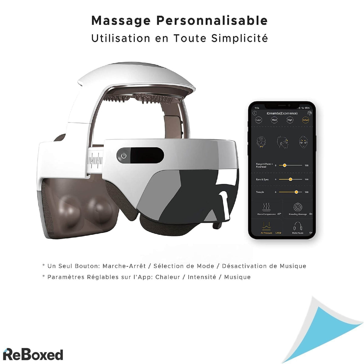 Breo iDream5s Casca Antimigrene Masaj Ochi si Cap