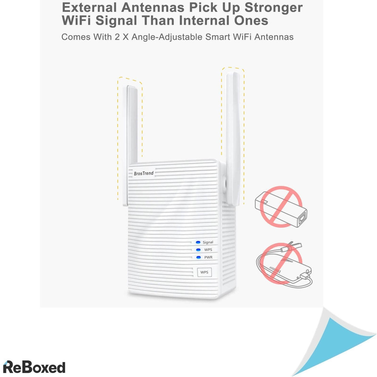 BrosTrend AC1200 Adaptor Ethernet la WiFi 2.4 Ghz 5 Ghz LAN 2 WiFi