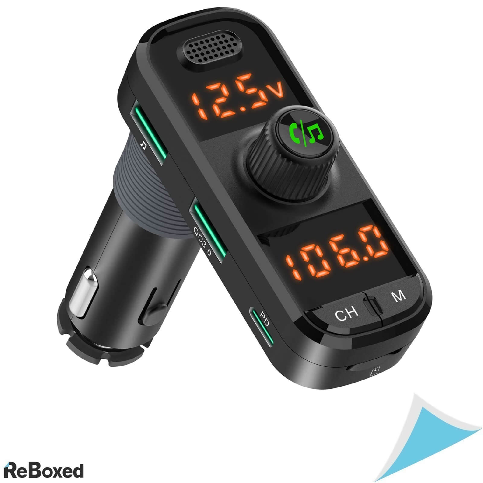 ByDiffer Car Kit Bluetooth Transmitter Charger FM MP3 Call