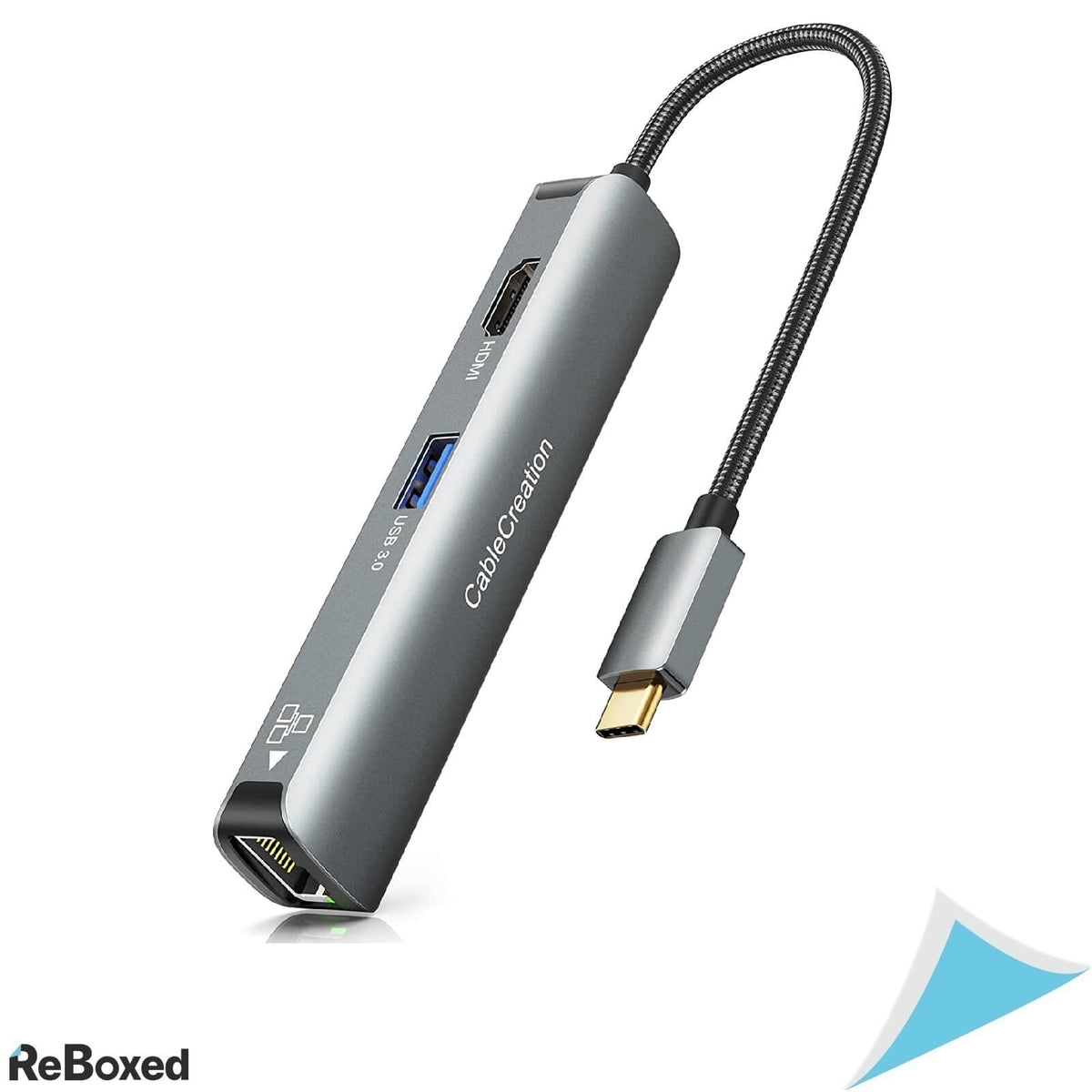 CableCreation Adaptor Multiport USB-C HDMI 4K Ethernet USB 3.0