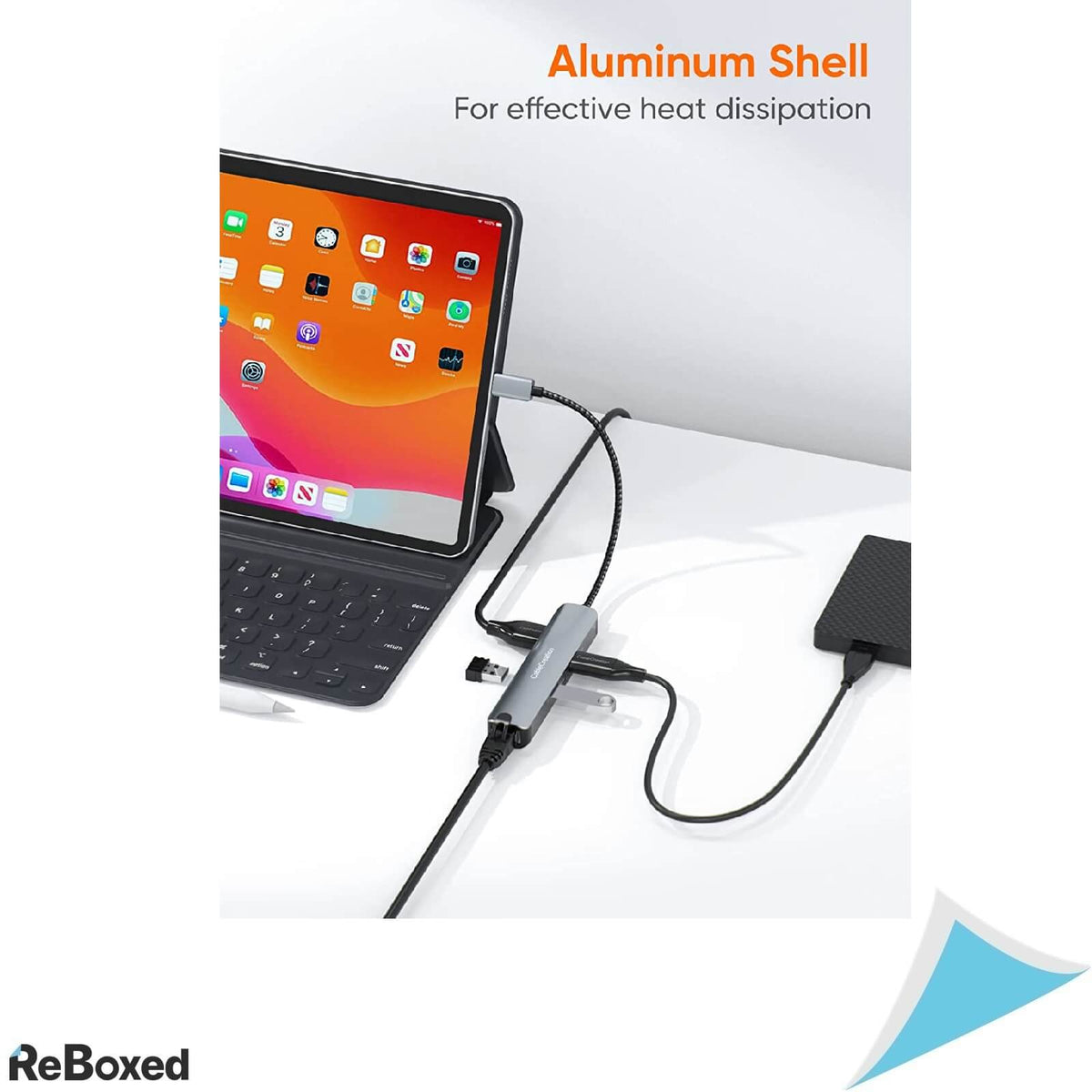 CableCreation Adaptor Multiport USB-C HDMI 4K Ethernet USB 3.0