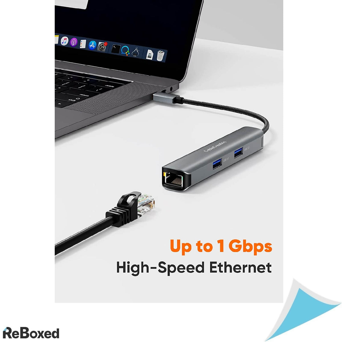 CableCreation Adaptor Multiport USB-C HDMI 4K Ethernet USB 3.0