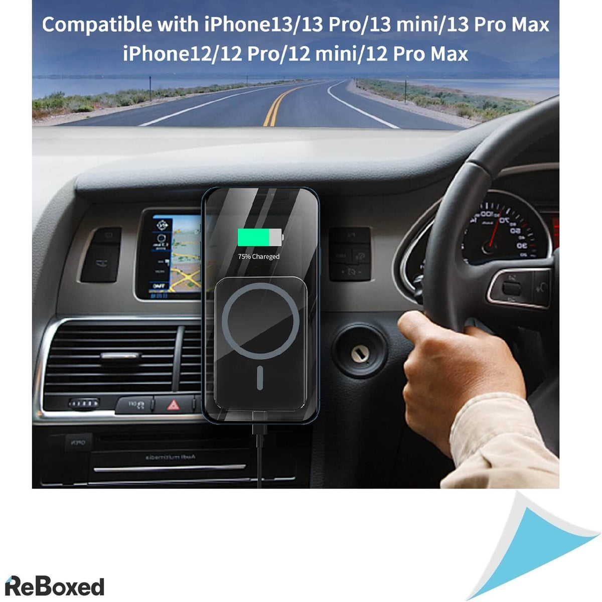 Incarcator MagSafe Magnetic 15W Grilaj Ventilatie iPhone 12 13