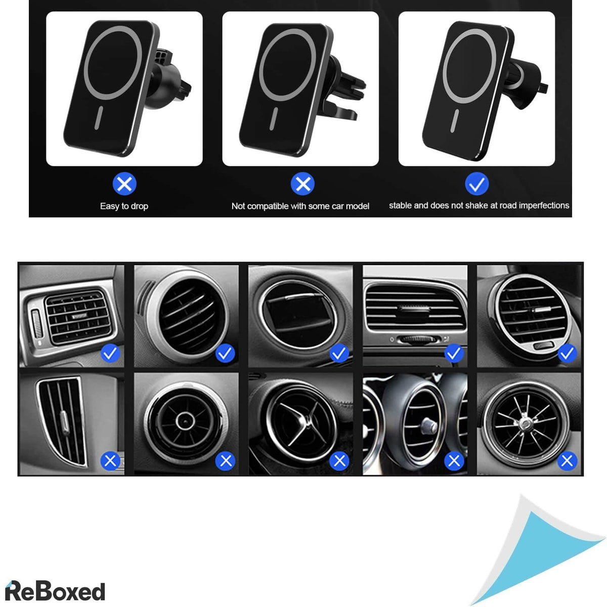 Incarcator MagSafe Magnetic 15W Grilaj Ventilatie iPhone 12 13