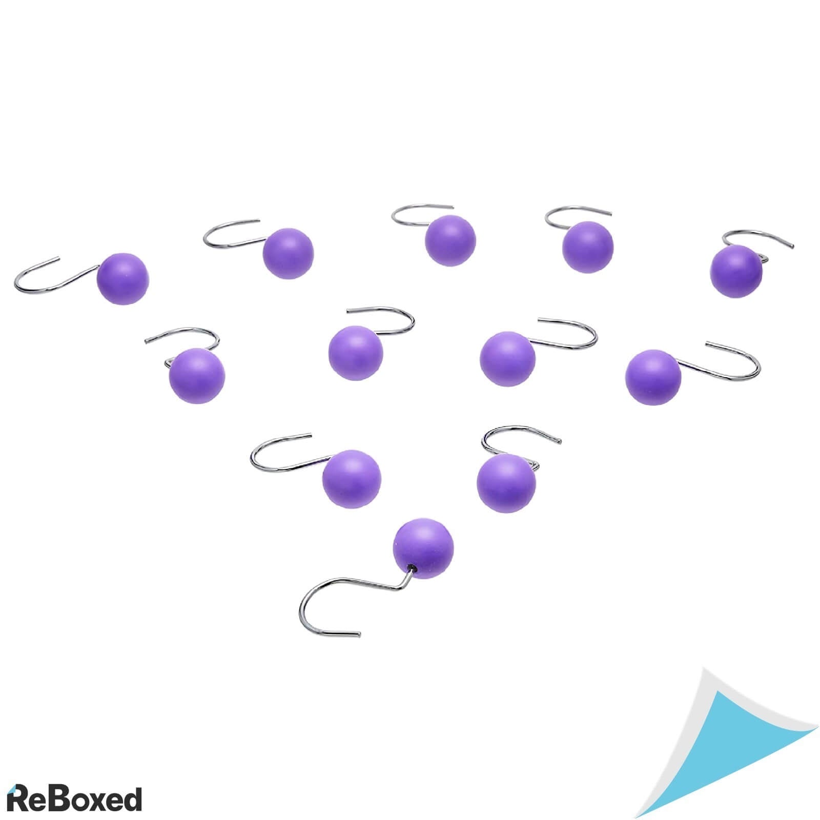 Set de 12 Carlige Decorative pentru Perdeaua de Dus