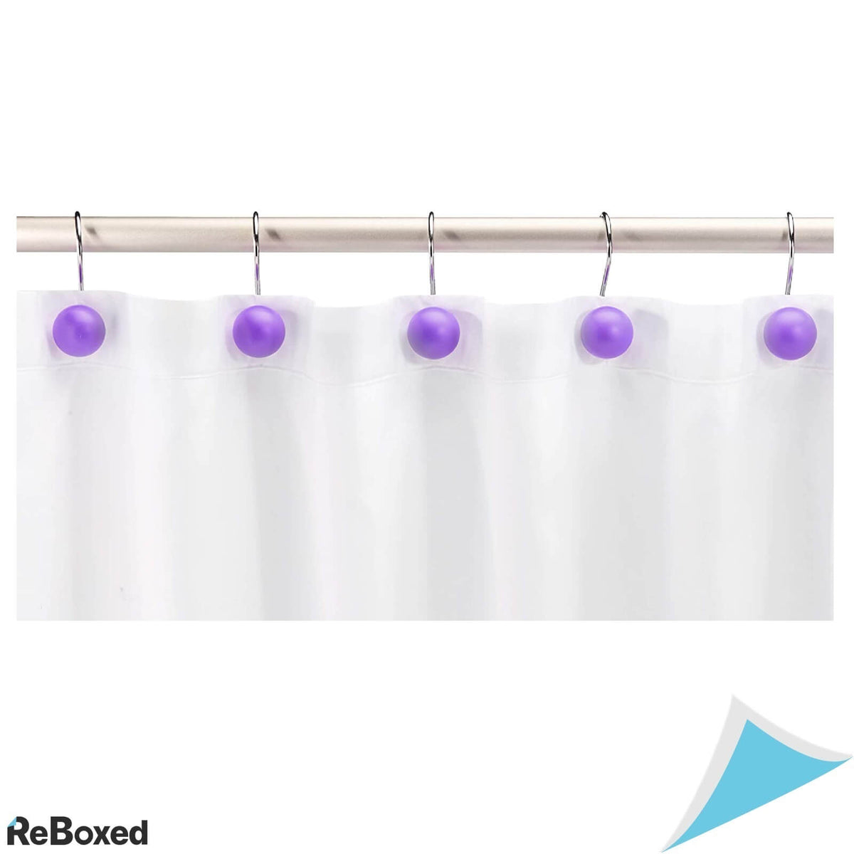 Set de 12 Carlige Decorative pentru Perdeaua de Dus