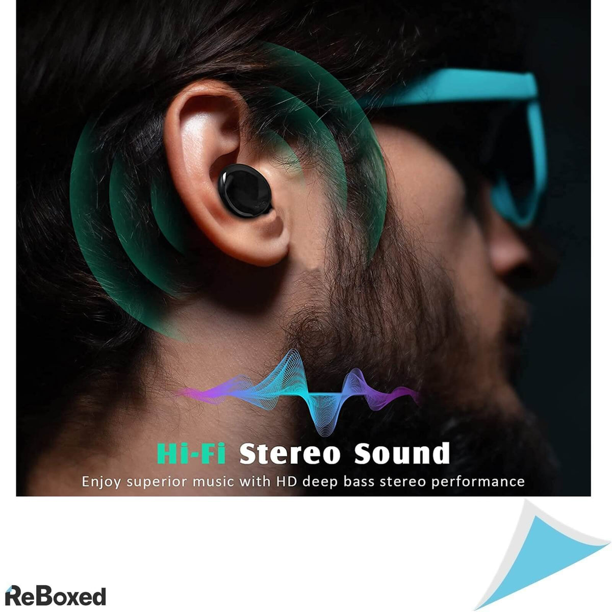 Casti intraauriculare HandsFree Bluetooth 5.1 IPX8 Touch Control