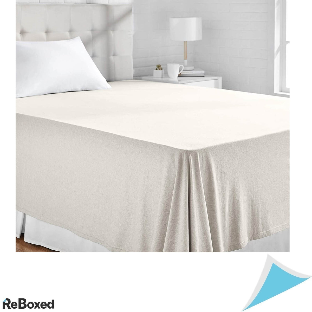 Cearceaf 180x260cm Bumbac Amazon Basics Heather Jersey