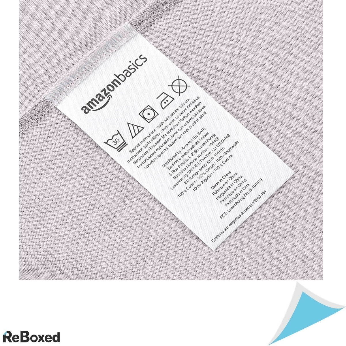 Cearceaf 180x260cm Bumbac Amazon Basics Heather Jersey