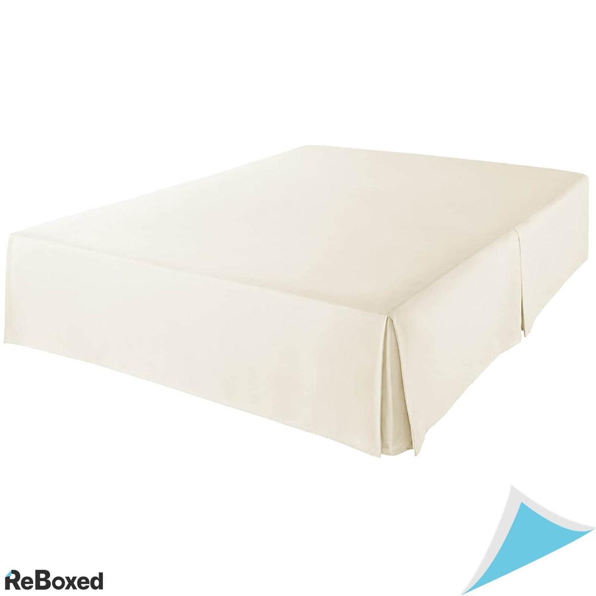 Cearceaf Plisat Microfibra 152x203 + 41 cm Bej Amazon Basics