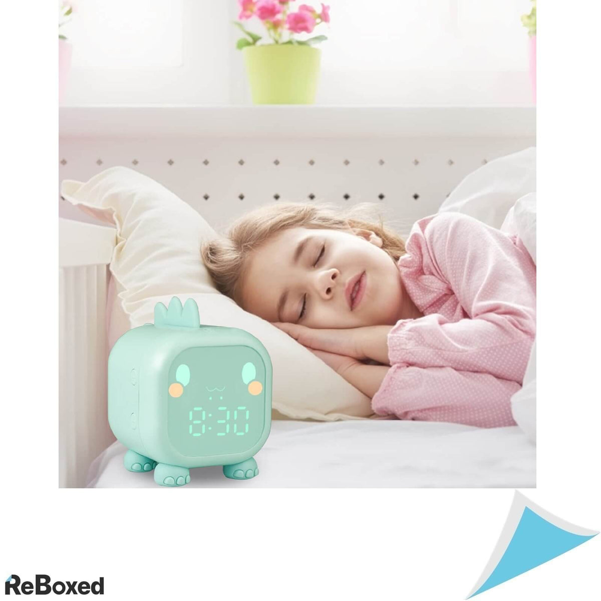 Ceas Digital Dinozaur cu Alarma si Lumina pentru Copii