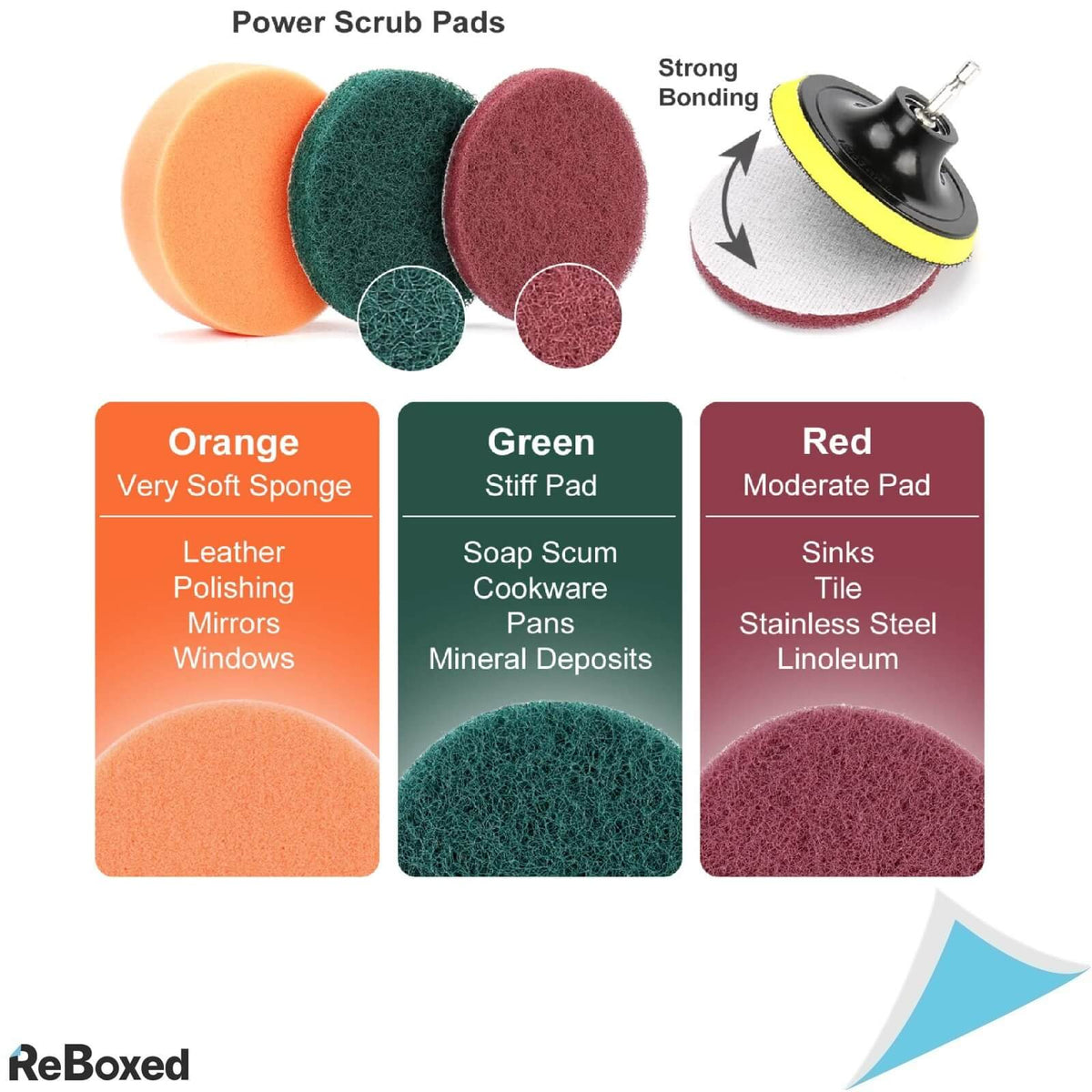 Set 14 Accesorii Masina de Gaurit Filetat pentru Curatenie cu Adaptor