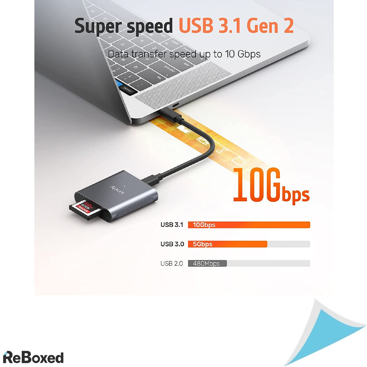 Alxum CFexpress Cititor de Carduri Thunderbolt 3 USB 3.1 10Gbps